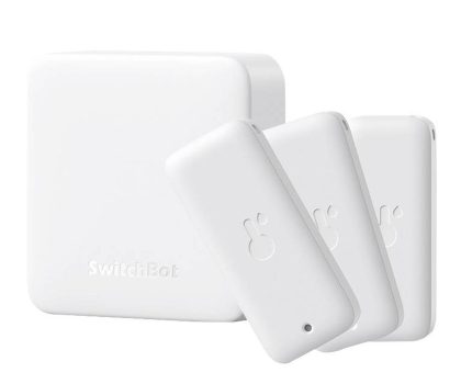 Zestaw Smart Home SwitchBot Inteligentna centralka + 3x Czujnik temperatury i wilgotnośi